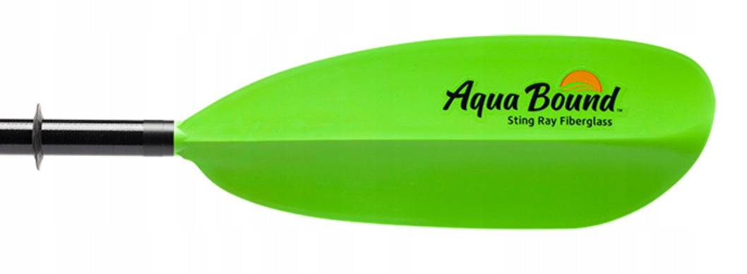 STINGRAY SNAP FIBERGLASS KAYAK PADDLE FOR KAYAK 225 cm AQUA BOUND USA Manufacturer code SRA-RF2FG-225