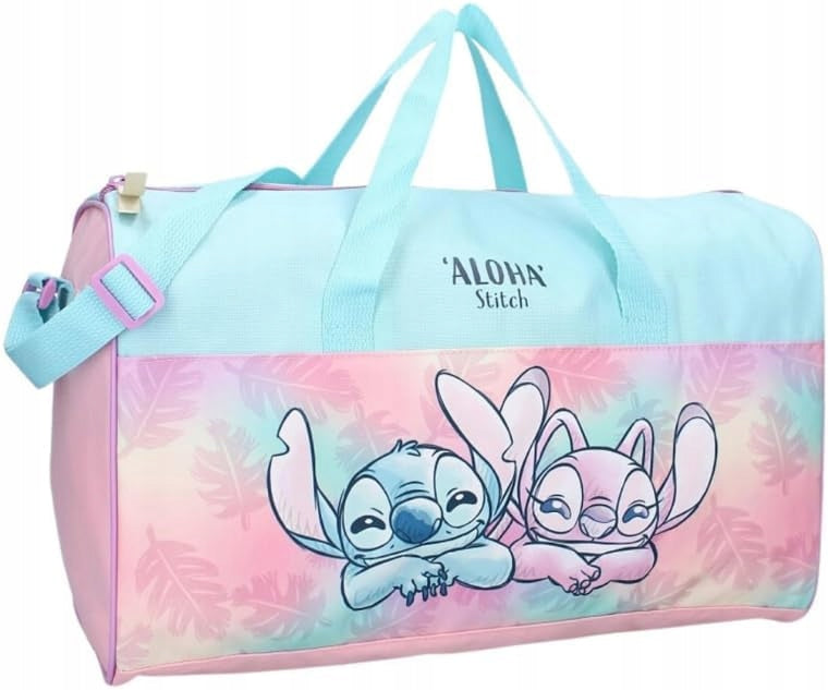 STITCH SPORTS BAG FOR GIRLS 40 CM ADJUSTABLE SCHOOL KINDERGARTEN