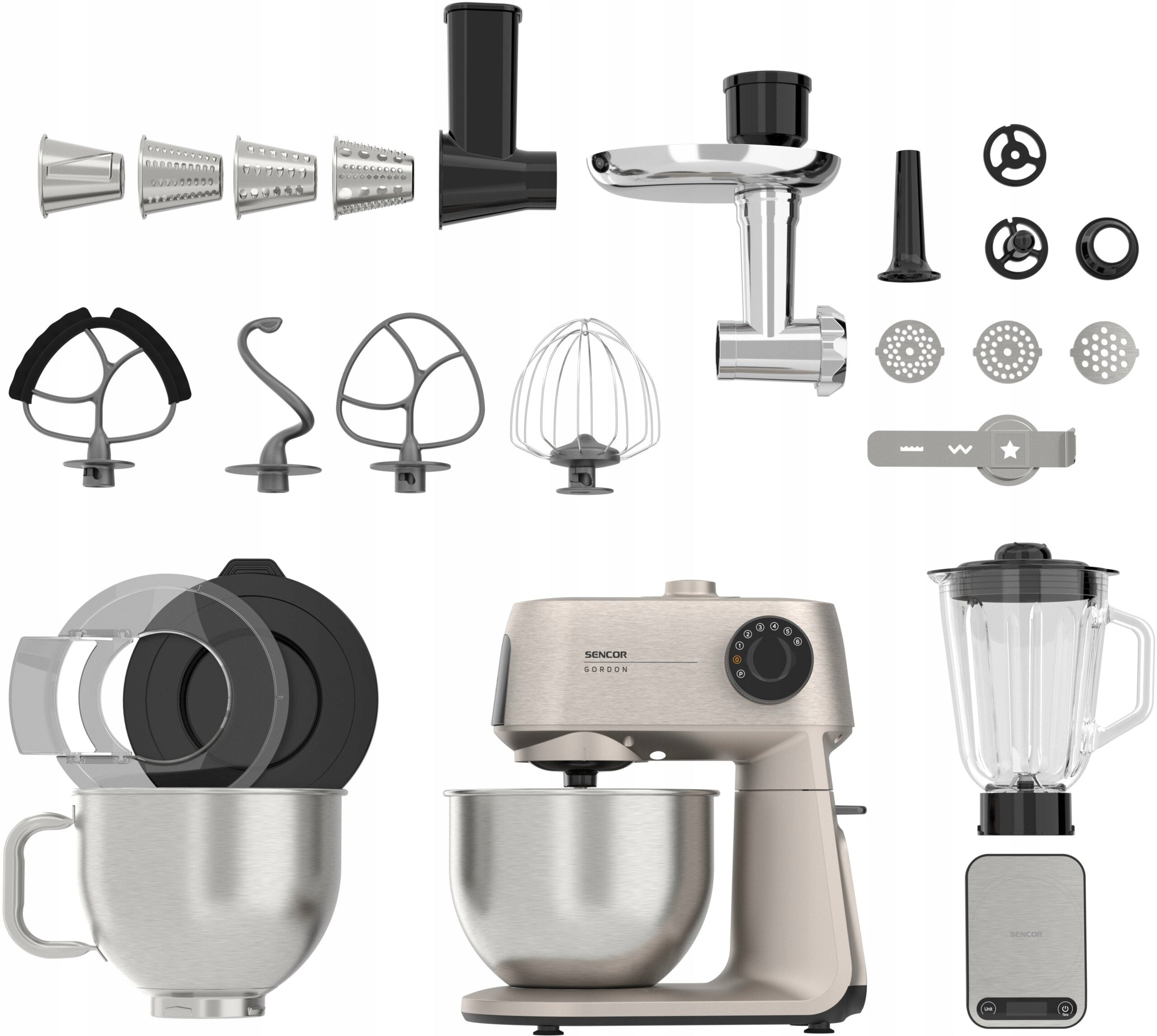 STM 7651WS Planetary Mixer SENCOR Power rating 1500 W