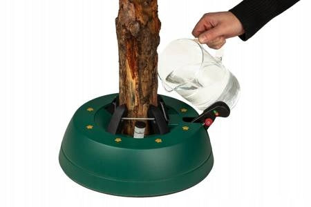 Ständer für einen 2 m hohen Weihnachtsbaum START 1 MADE IN GERMANY, Farbe grün 