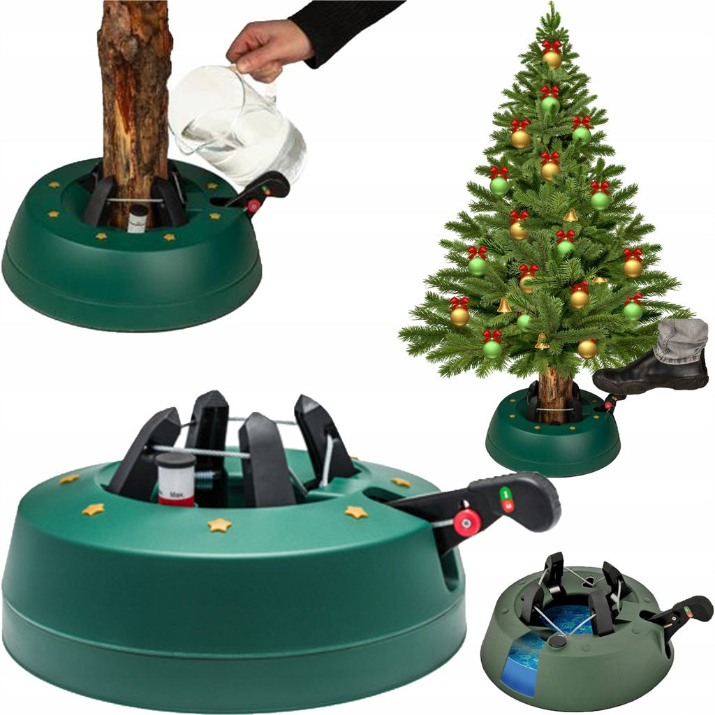 Ständer für einen 2 m hohen Weihnachtsbaum START 1 MADE IN GERMANY, Farbe grün 