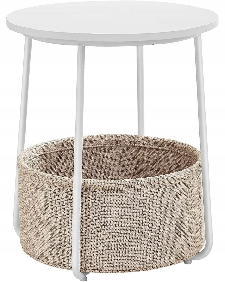 Couchtisch Leobert LET223W10, weiß/beige 