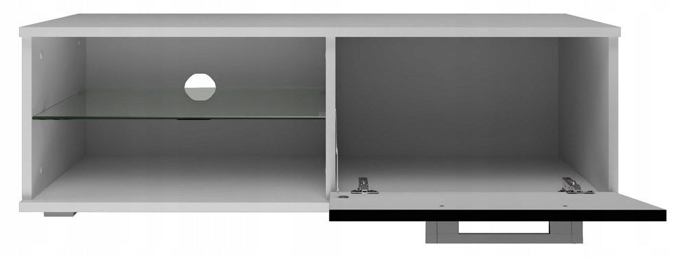 TV-Schrank Sandy 100, weiß/schwarz 