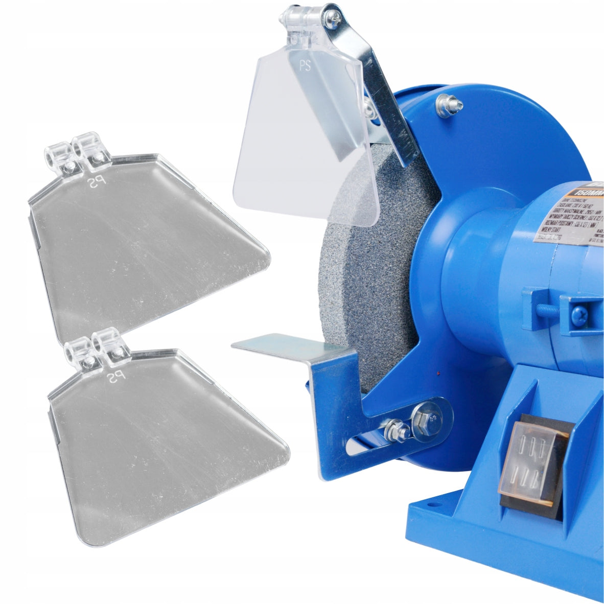 STONE TABLE GRINDER 2X STONE 150mm STATIONARY FREE START BLACK Brand Black