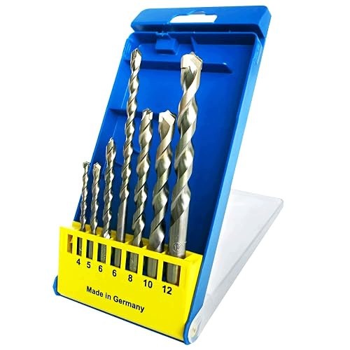 STONE WALL CONCRETE DRILL BITS SET OF 7 PROFESSIONAL FOR HOME Brand no brand