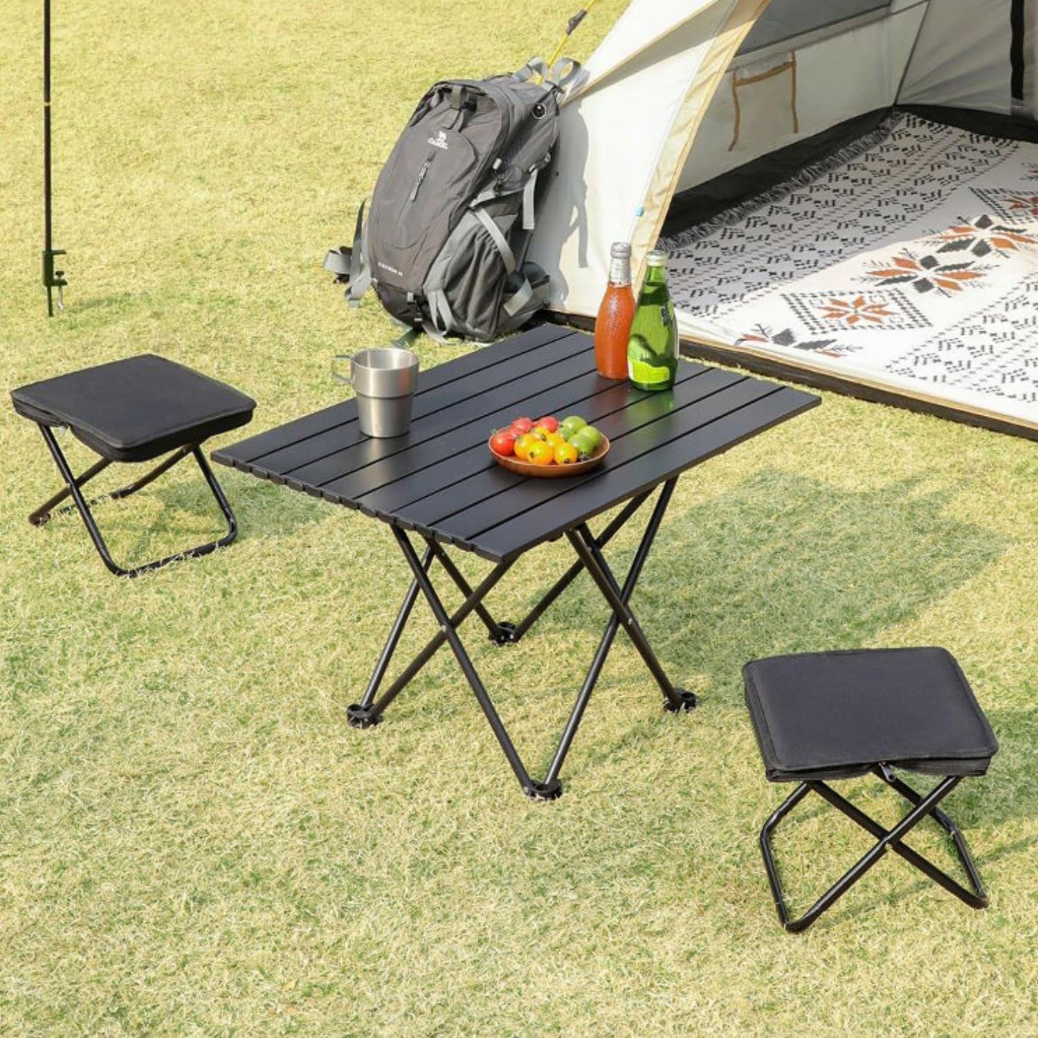 STOOL TOURIST STOOL FISHING CHAIR FOLDING LIGHTWEIGHT Product weight with unit packaging 0.5 kg