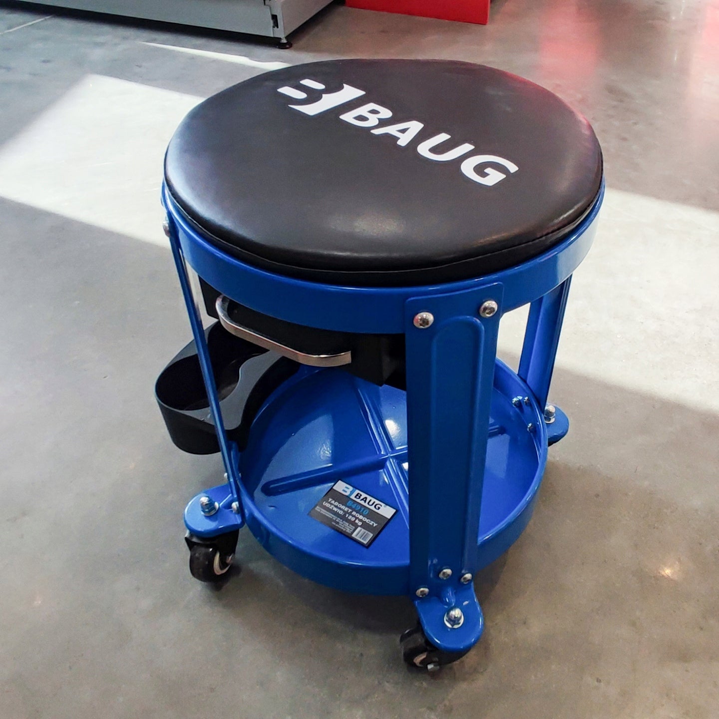 STOOL WORKBENCH STOOL SEAT CHAIR SOLID + WHEELS 360° Brand Baug