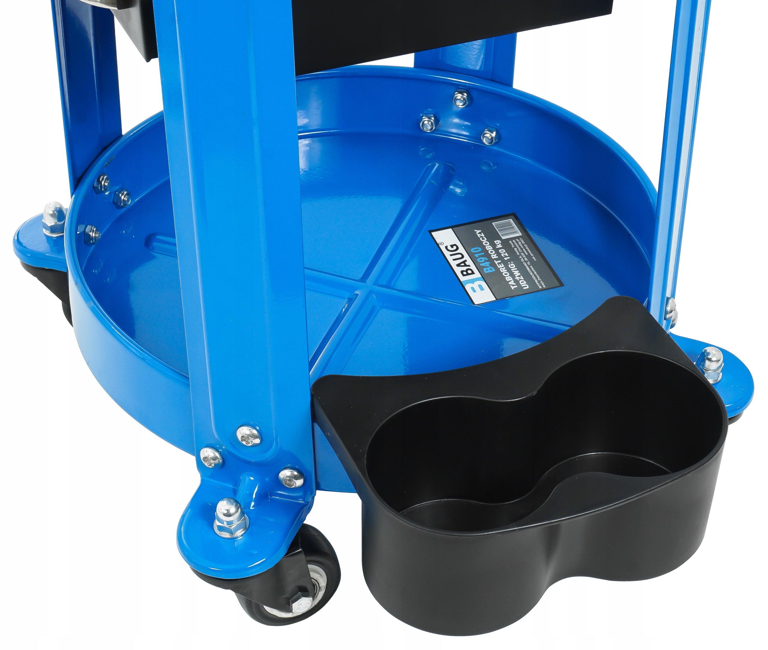 STOOL WORKBENCH STOOL SEAT CHAIR SOLID + WHEELS 360° Product weight with unit packaging 6 kg
