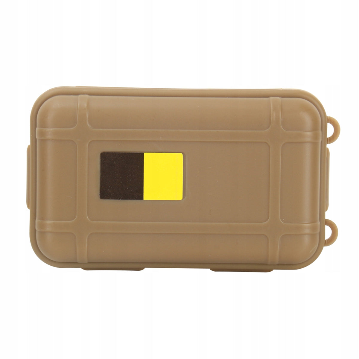 STORAGE BOX - SURVIVAL 12,5 CM X 7,5 CM X 3,5 CM WATERPROOF Color beige