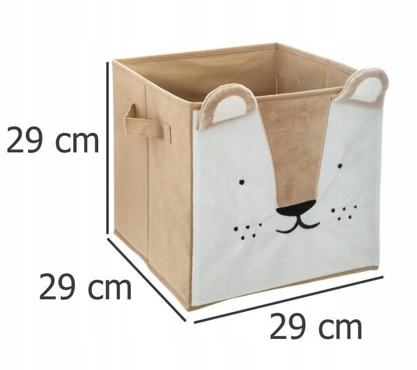 STORAGE CONTAINER TOY BASKET ORGANIZER FOR CHILDREN 29X29X29 CM Brand Atmosphera