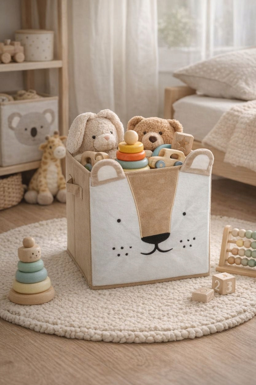 STORAGE CONTAINER TOY BASKET ORGANIZER FOR CHILDREN 29X29X29 CM Manufacturer code 158629B