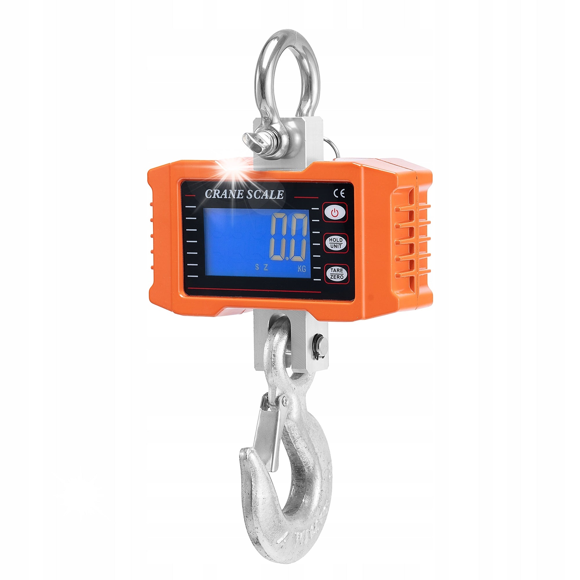 STORAGE CRANE HOOK SCALE HANGING HUNTING LCD BATTERY OPERATED 1T 1000 KG
