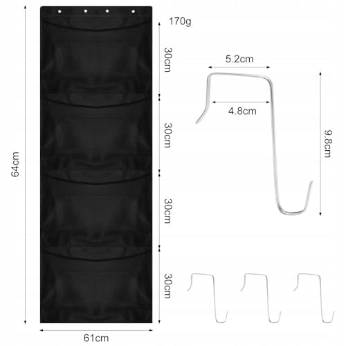 STORAGE OF STUFFED ANIMALS WITH 4 LARGE DOOR POCKETS STORAGE LARGE Manufacturer code Bez marki