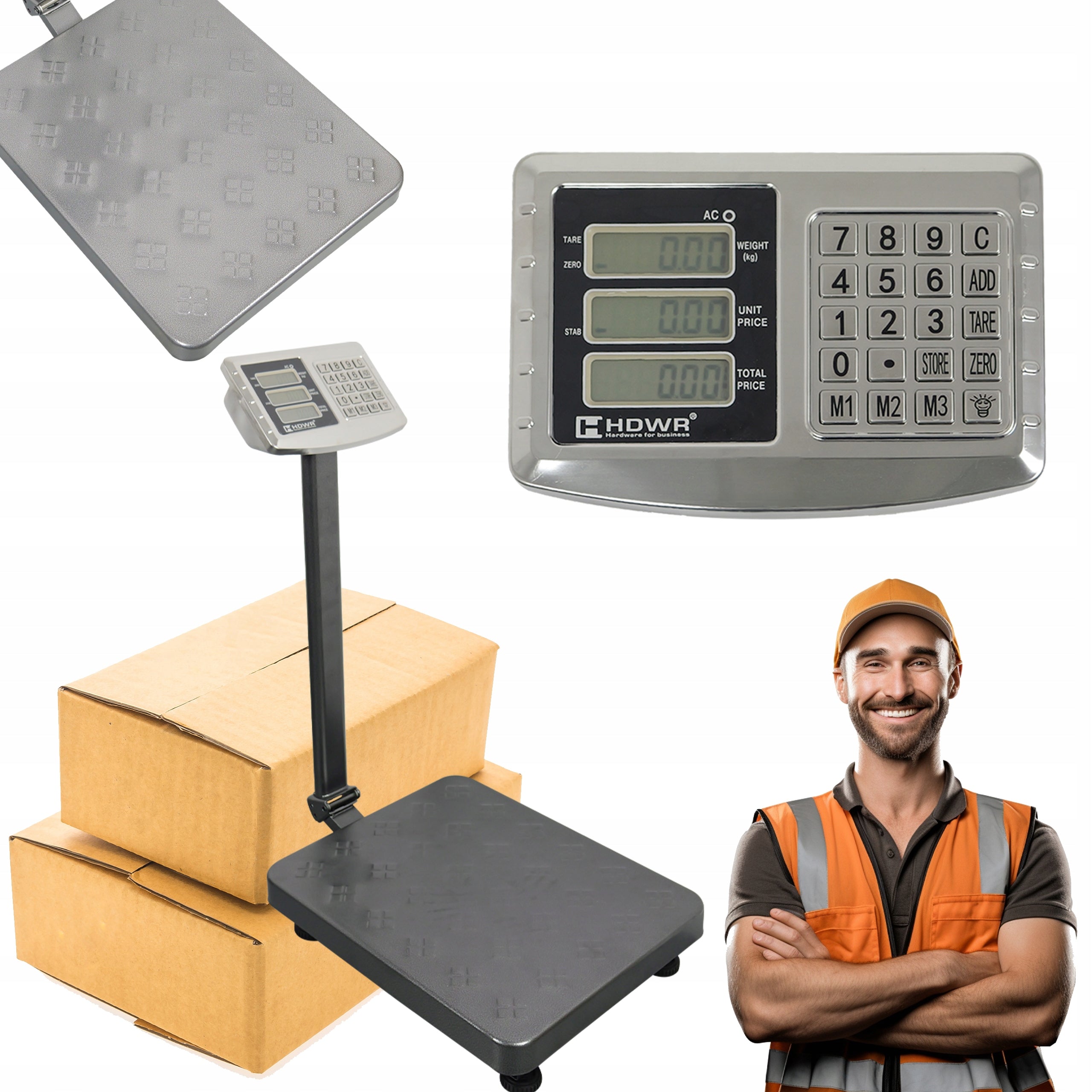 STORAGE PLATFORM SCALE UP TO 300 KG COMPACT ACCURACY UP TO 100g