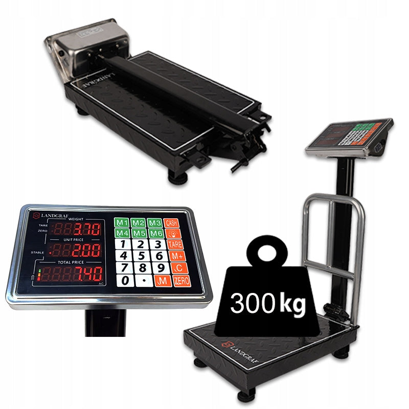 STORAGE SCALE ELECTRONIC LCD 300kg
