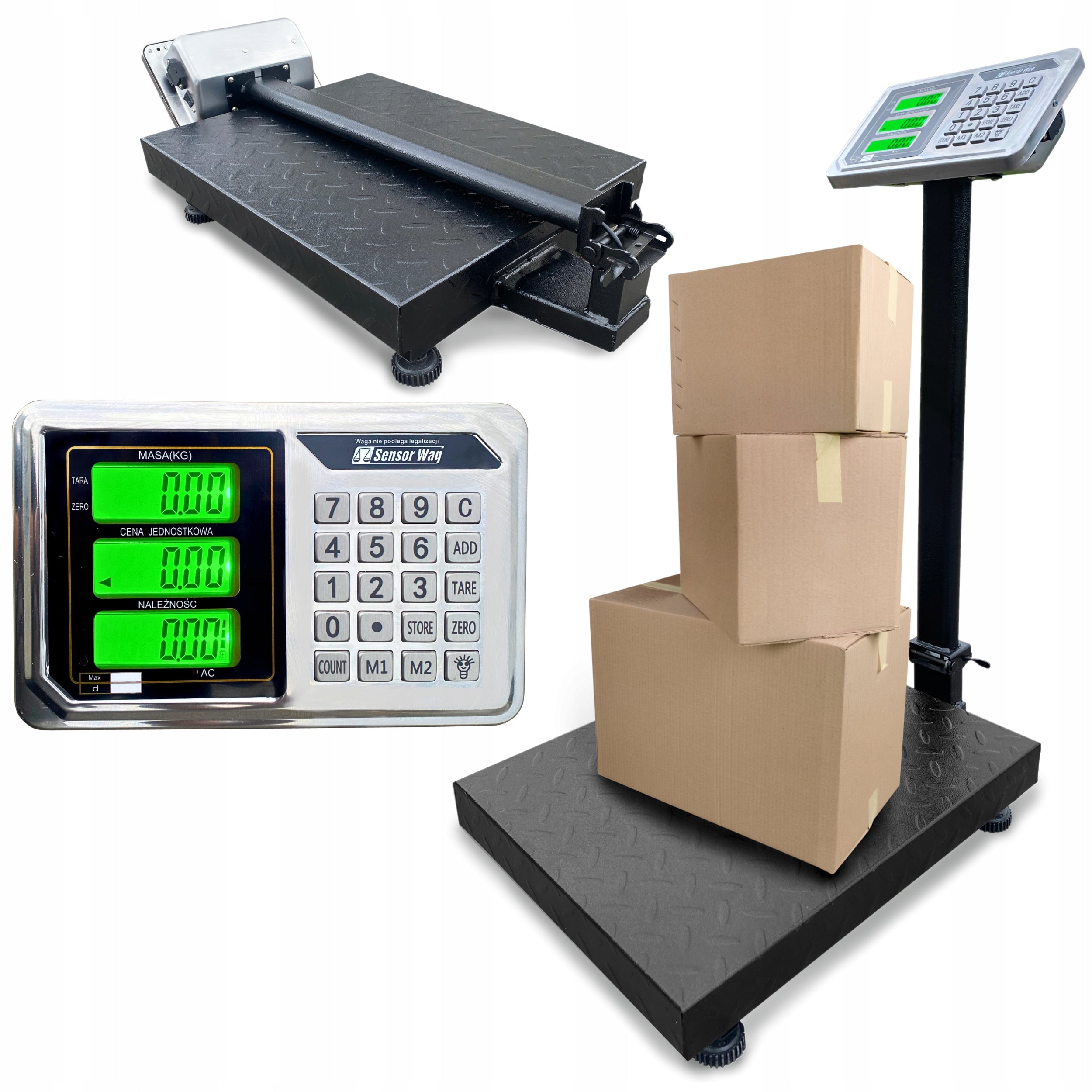 STORAGE SCALE UP TO 150kg 40X50CM ELECTRONIC PLATFORM SHOP