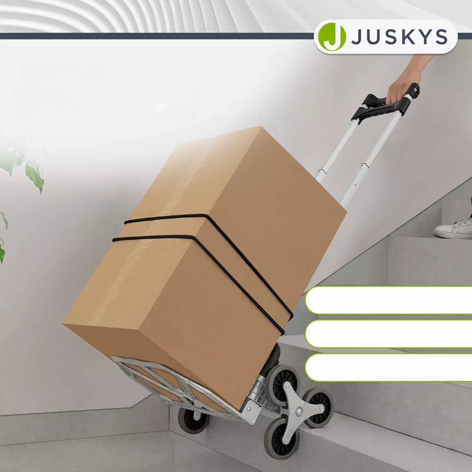 STORAGE TROLLEY UP TO 80 KG FOR STAIRS MOVING FOLDING Brand Juskys