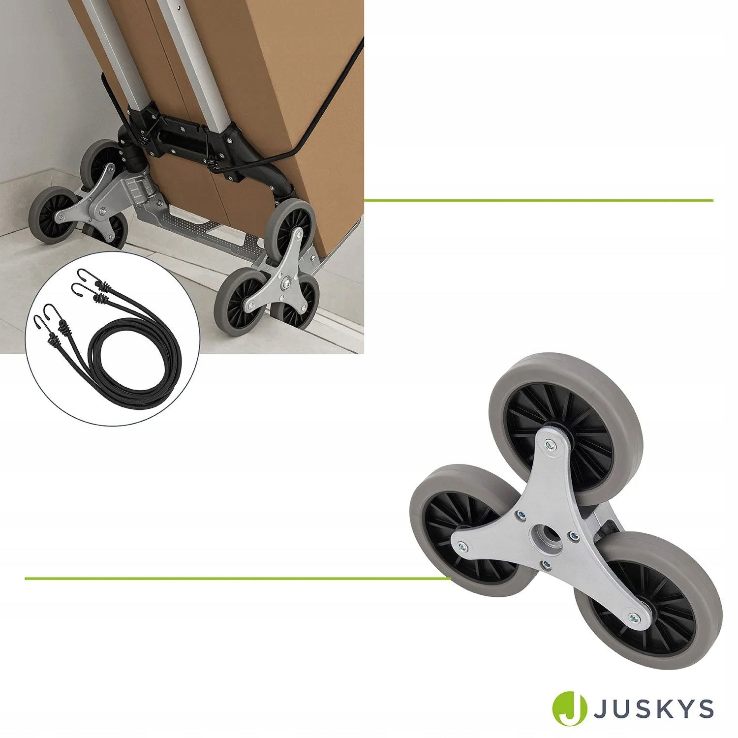 STORAGE TROLLEY UP TO 80 KG FOR STAIRS MOVING FOLDING Kind transport trolley