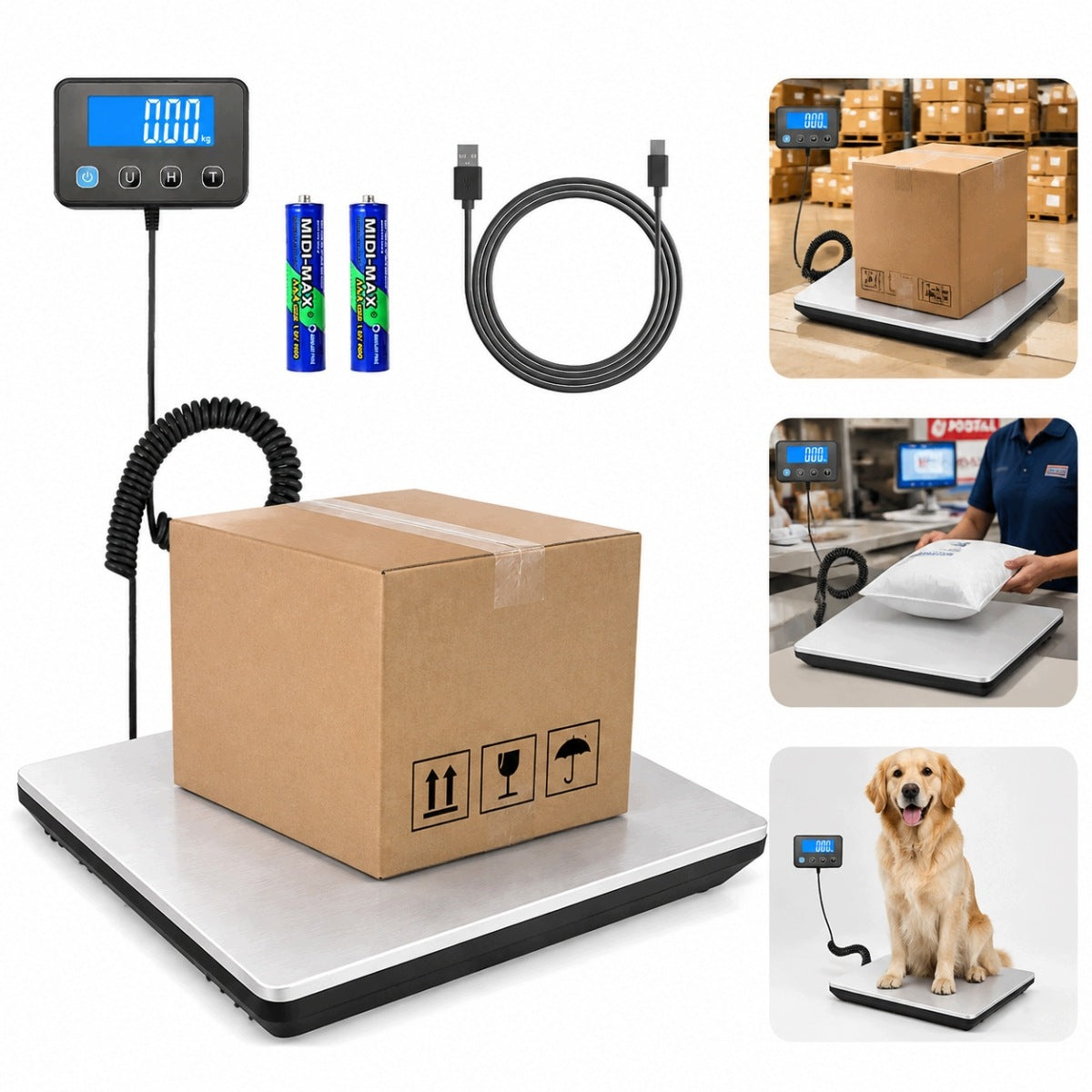STORE SCALE ELECTRONIC LCD 200KG