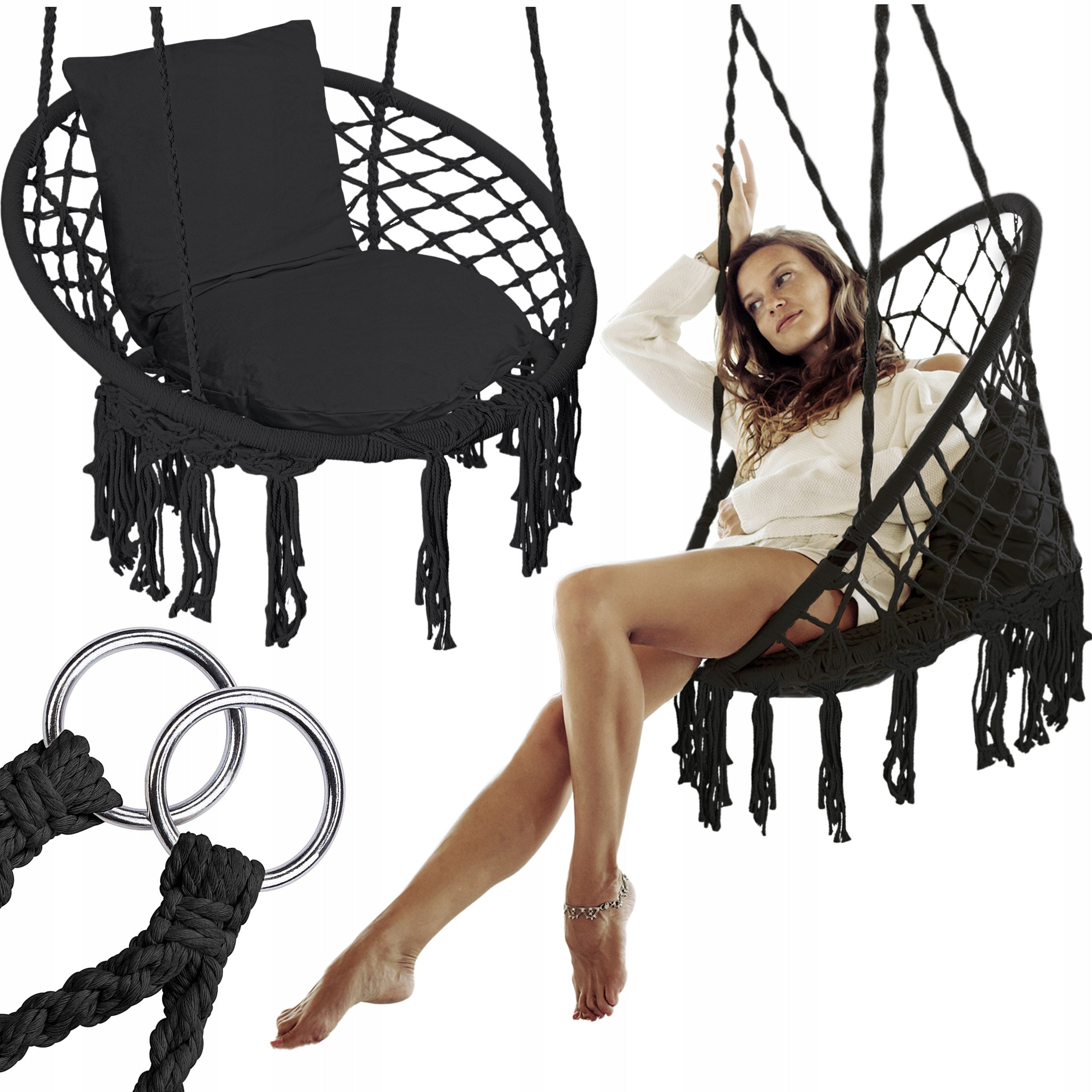 STORK HANGING CHAIR GARDEN SWING NEST WITH CUSHION FOR GARDEN HOME Manufacturer eHokery