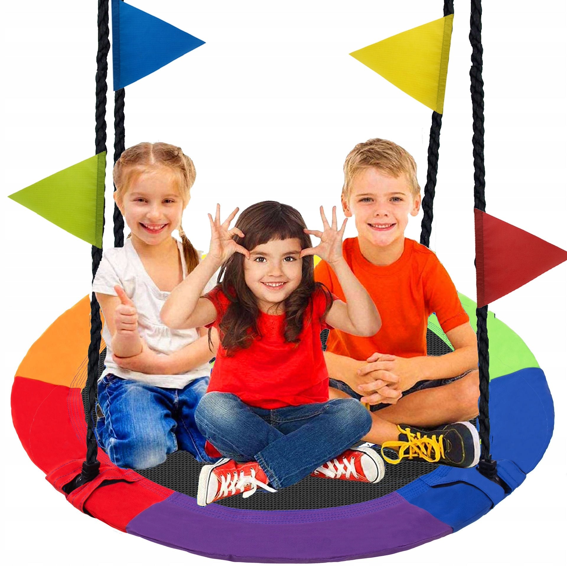 STORK NEST GARDEN SWING FOR CHILDREN 100cm LARGE STRONG 150kg XXL Kind birds nest