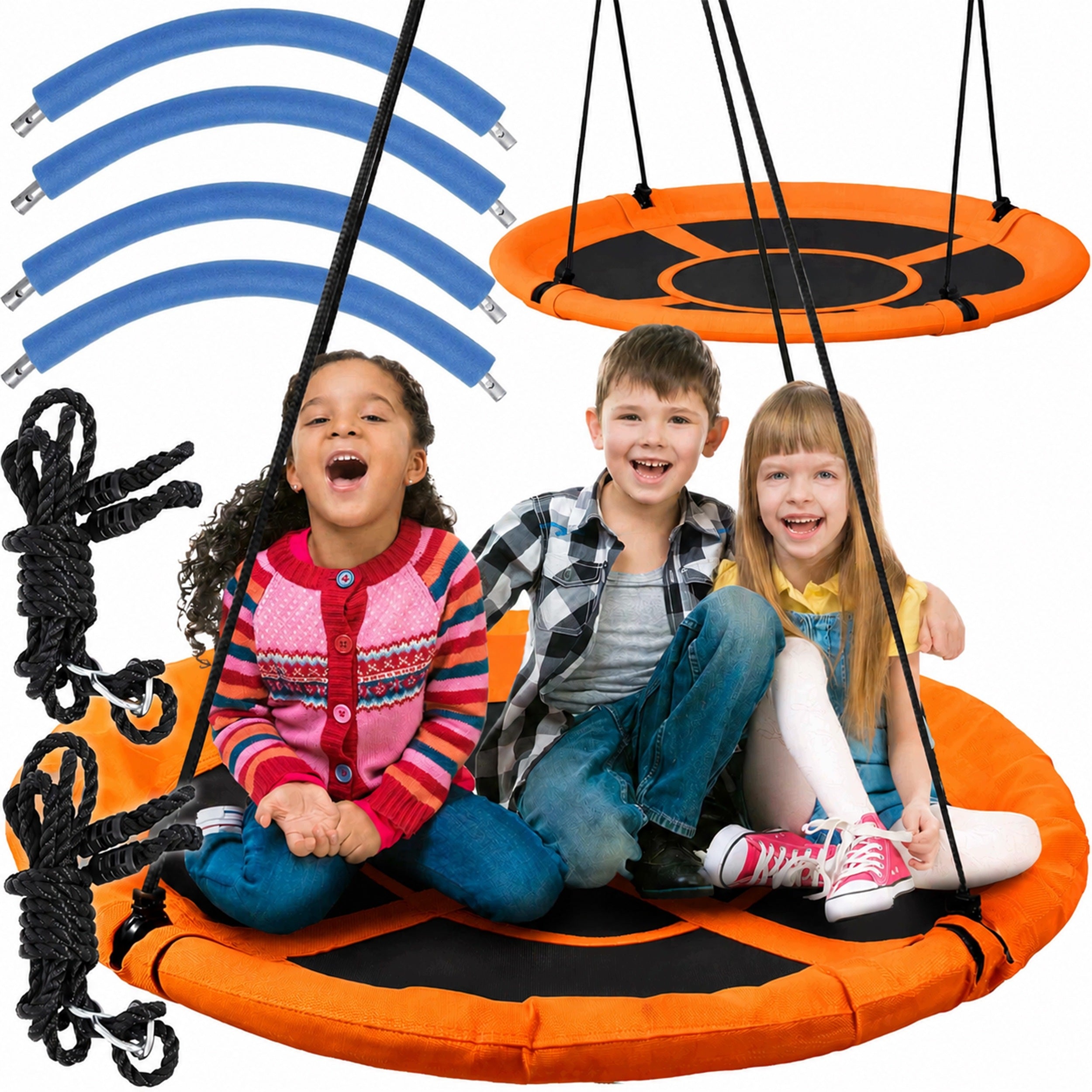 STORK NEST GARDEN SWING FOR CHILDREN 100cm LARGE STRONG 150kg XXL