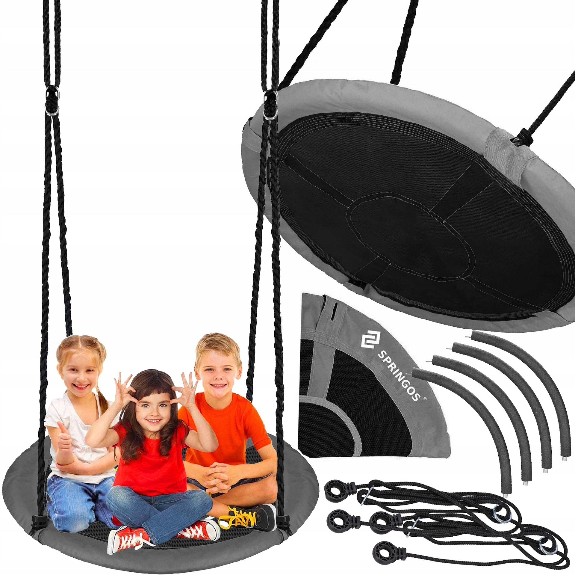 STORK NEST GARDEN SWING FOR CHILDREN 110cm LARGE STRONG 150kg XXL Manufacturer code NS027
