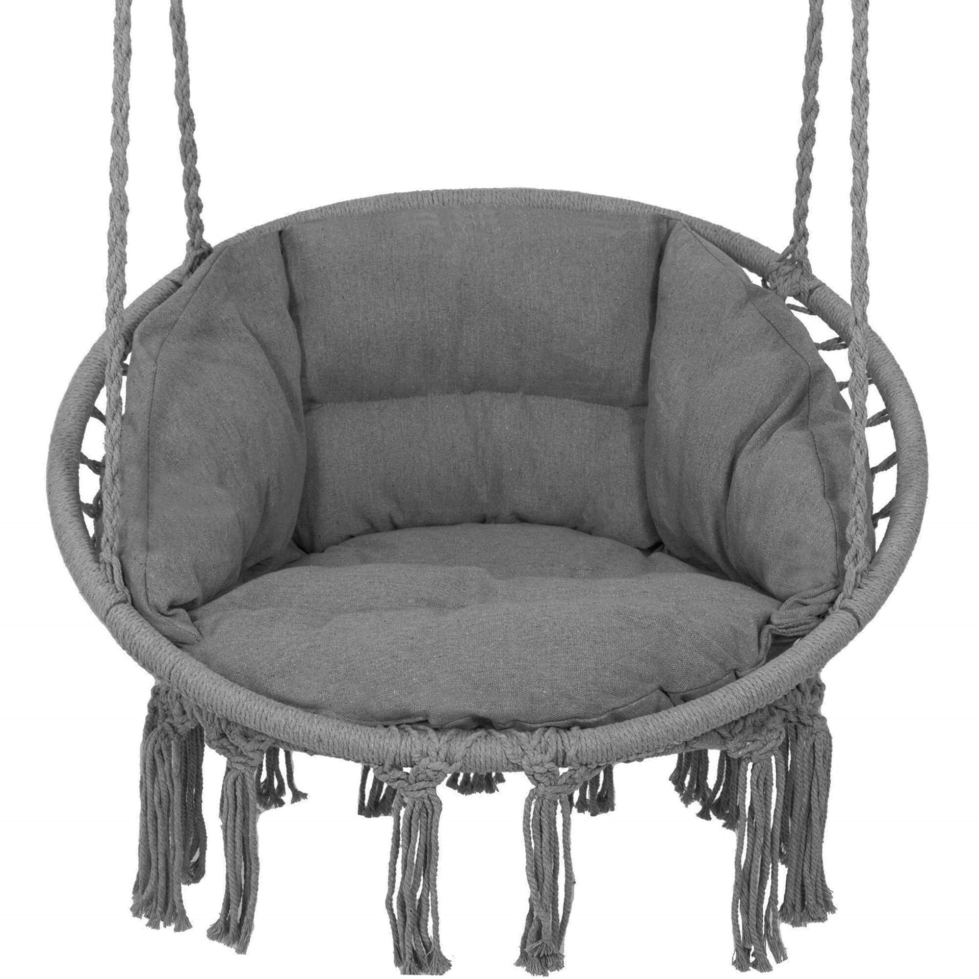 STORK NEST SWING GARDEN HANGING CHAIR WITH PILLOW BOHO CHAIR Line SPR0046 HUŚTAWKA OGRODOWA