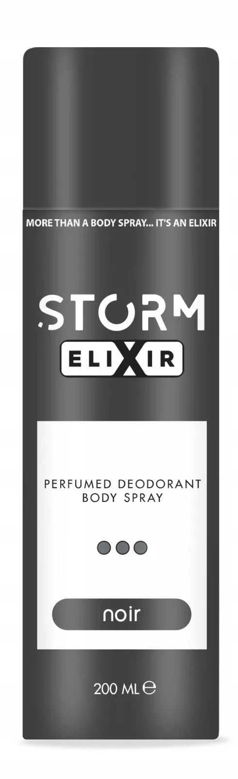 STORM ELIXIR Perfumed deodorant for men NOIR 200ml