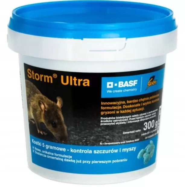 STORM ULTRA POISON for mice and rats 300g BASF Form: cube 5gram Packaging status original