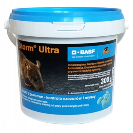STORM ULTRA POISON for mice and rats 300g BASF Form: cube 5gram