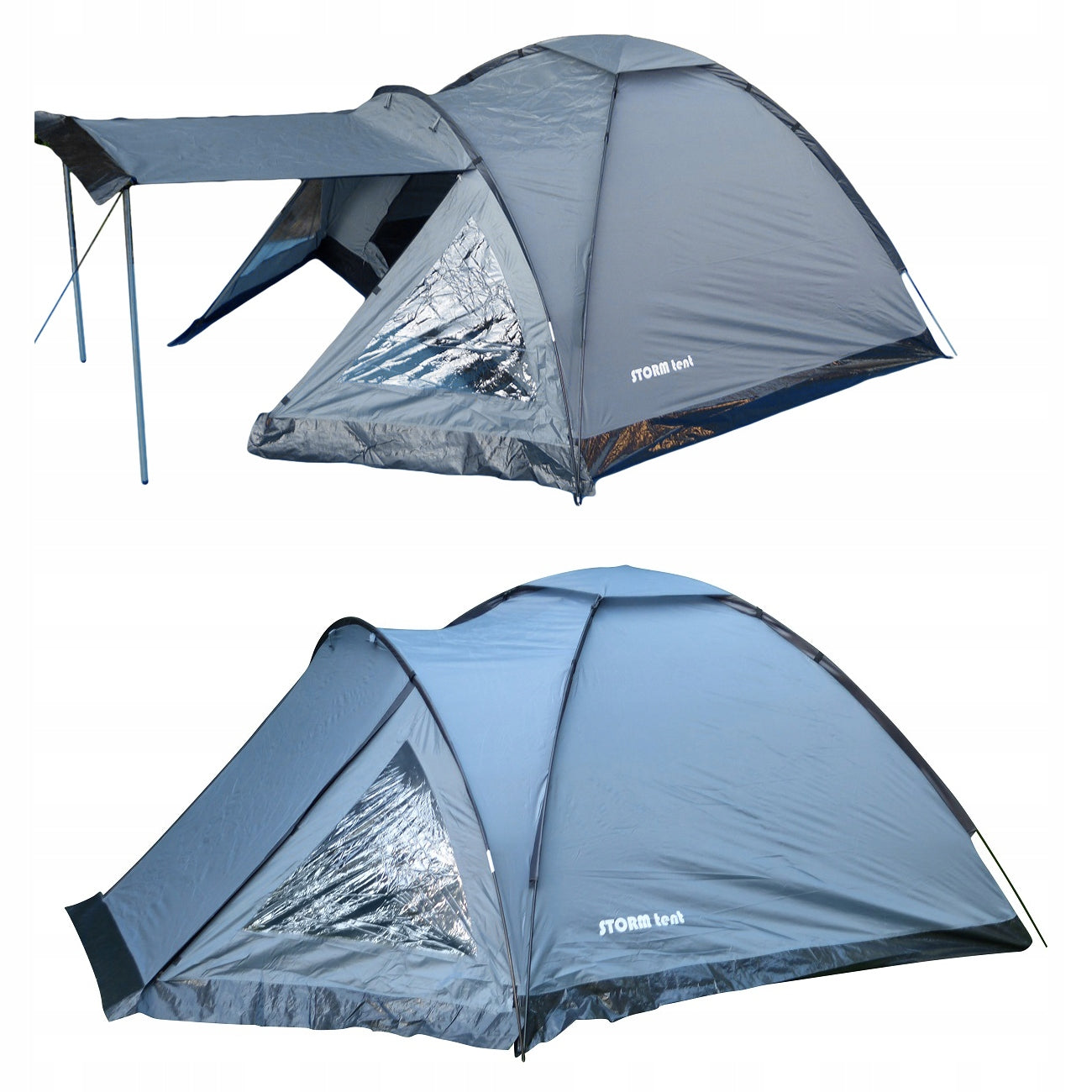 STORM tent tourist tent for 4 people 290x240cm