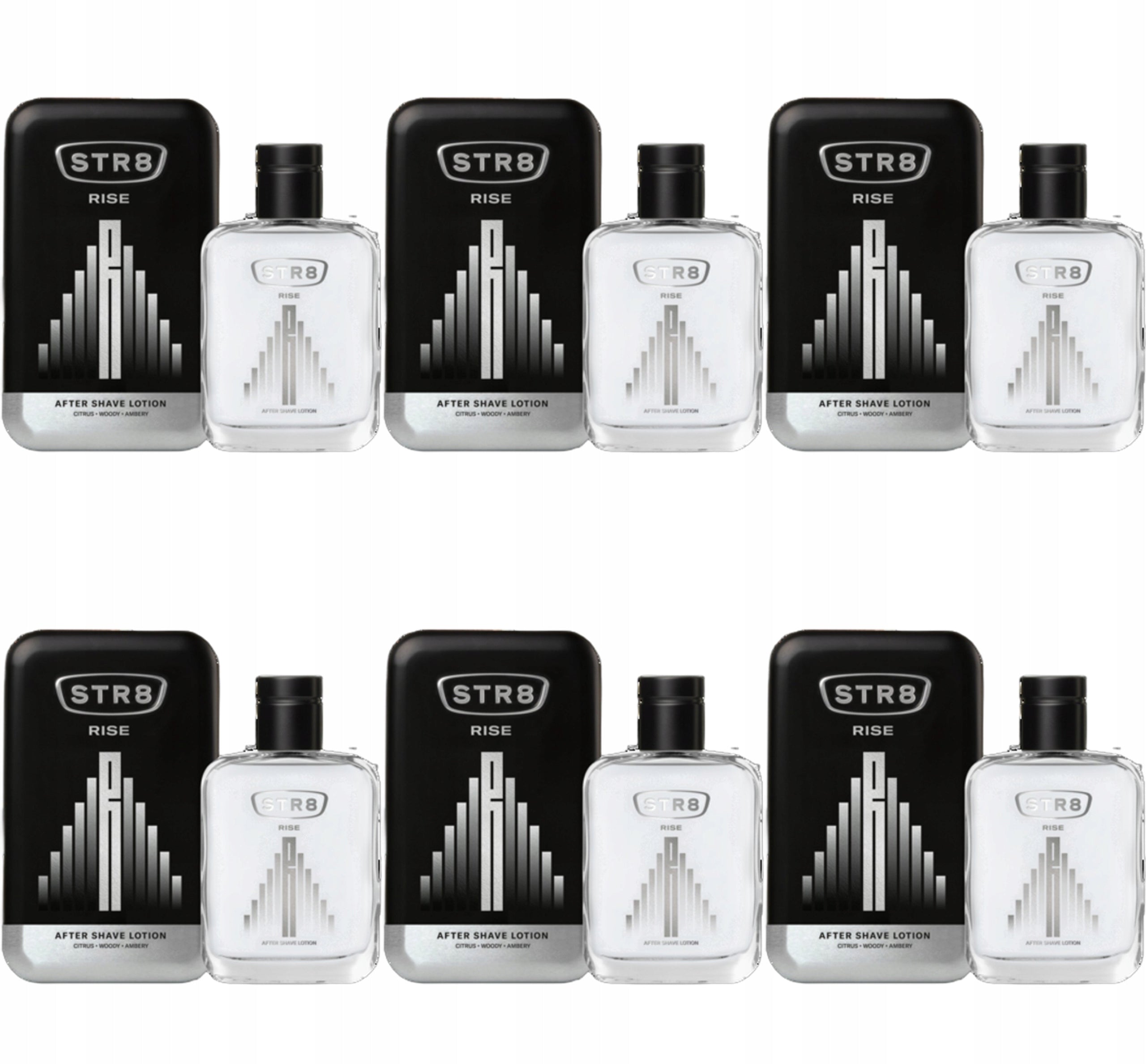 STR8 aftershave 100ml Rise X6