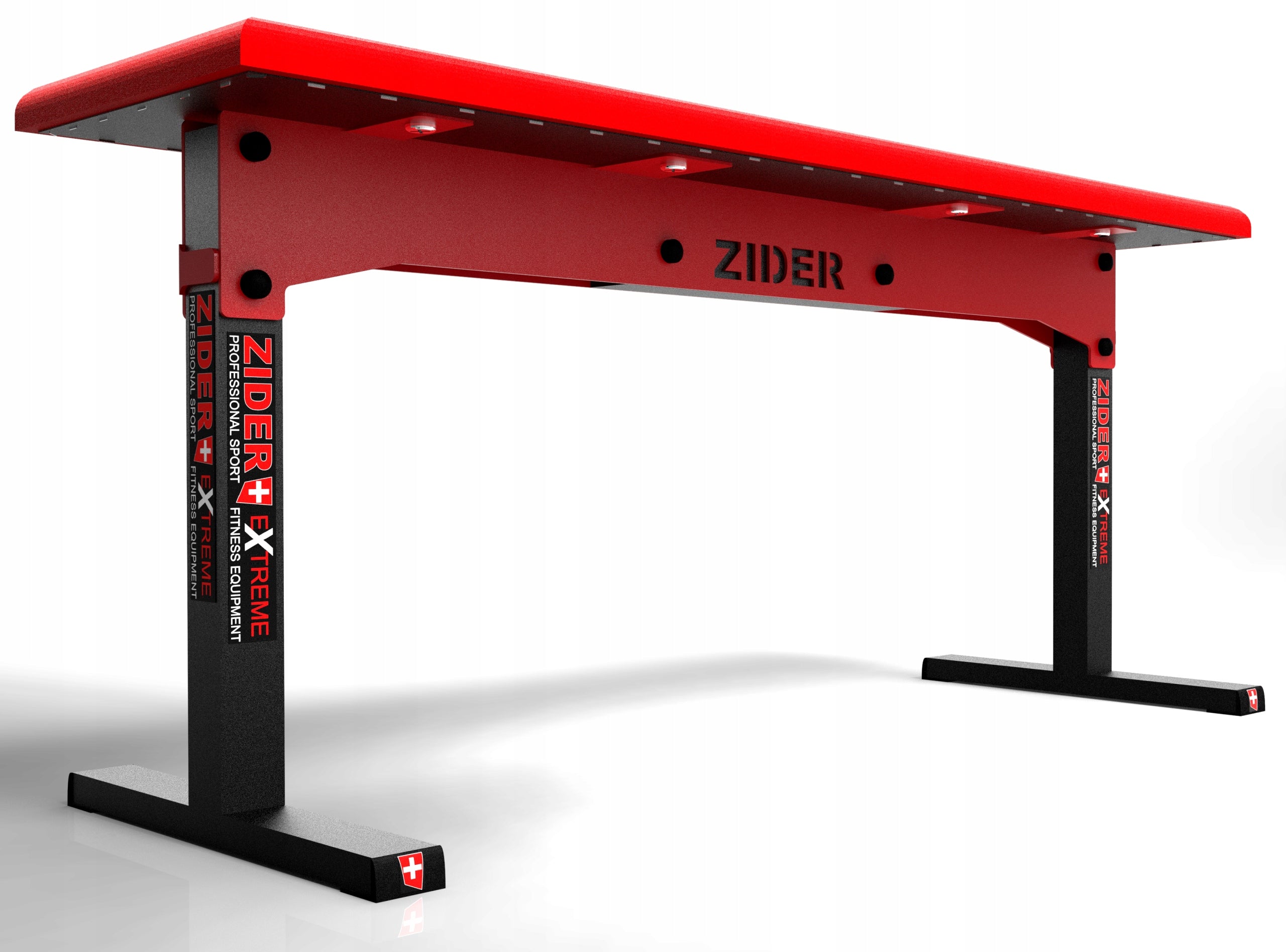 STRAIGHT BENCH FOR BARBELLS 450kg ZIDER BLACK-RED NEW EAN (GTIN) 5903715528065