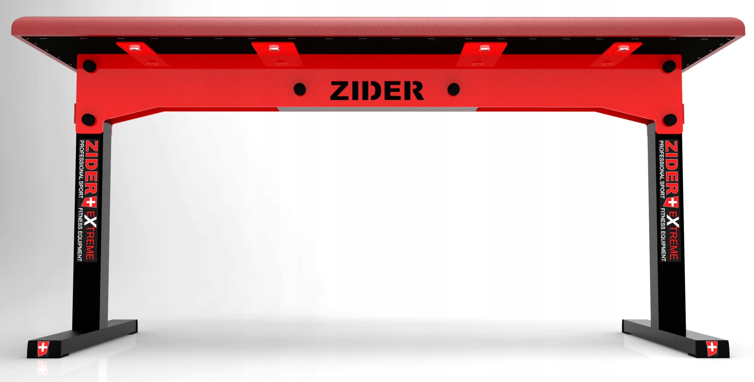 STRAIGHT BENCH FOR BARBELLS 450kg ZIDER BLACK-RED NEW Manufacturer code ŁAWKAZIDER