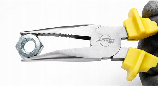 STRAIGHT ELONGATED PLIERS 160MM STEEL G-400-0004 GROT Manufacturer code G-400-0004_uni_uni