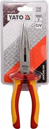 STRAIGHT ELONGATED PLIERS 200MM VDE YT-21155 YATO Brand Yato