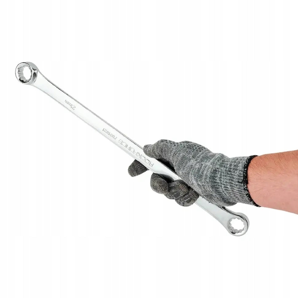 STRAIGHT EYE WRENCHES 8 -21mm EXTRA LONG SET OF 6 PCS ON SHEET 65930 Brand Rockforce