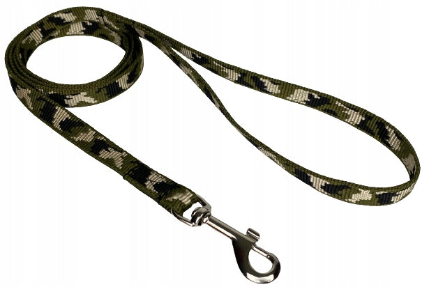STRAIGHT LEASH FOR DOG CAMO TAPE 140 CM / 16 MM