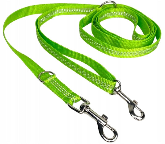 STRAIGHT LEASH FOR DOG WITH REFLECTOR 140 CM / 20 MM Brand Aleksandra