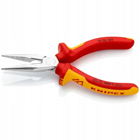 STRAIGHT SEMICIRCULAR CUTTING PLIERS INSULATED 160MM 25 06 160 KNIPEX EAN (GTIN) 4003773033806