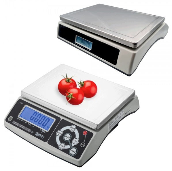 STRAIGHT WEIGHT WITH LEGALIZATION 22x31cm RS232 6/15kg 2/5g SATIS CWT7615RSDD