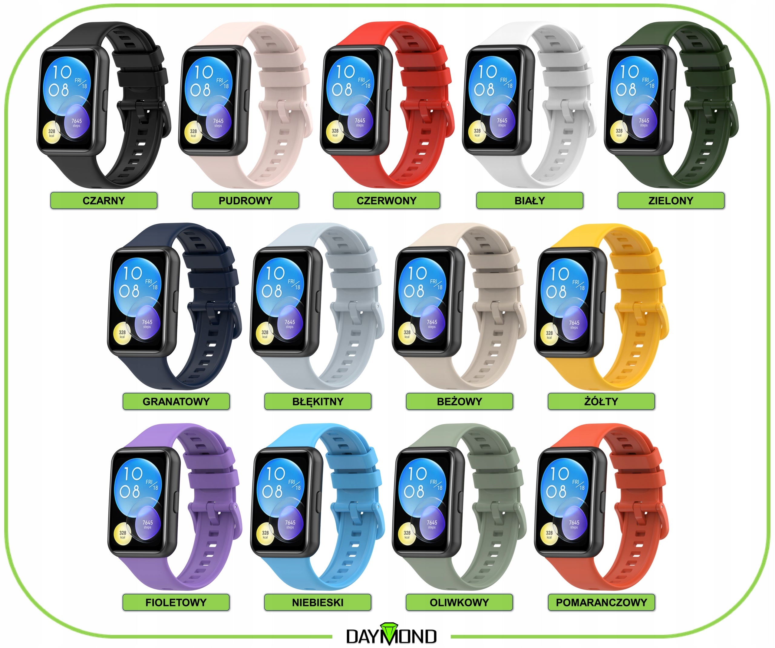 STRAP BAND BRACELET FOR HUAWEI WATCH FIT 2 | LARGE SELECTION OF COLORS | QUALITY Packaging status original