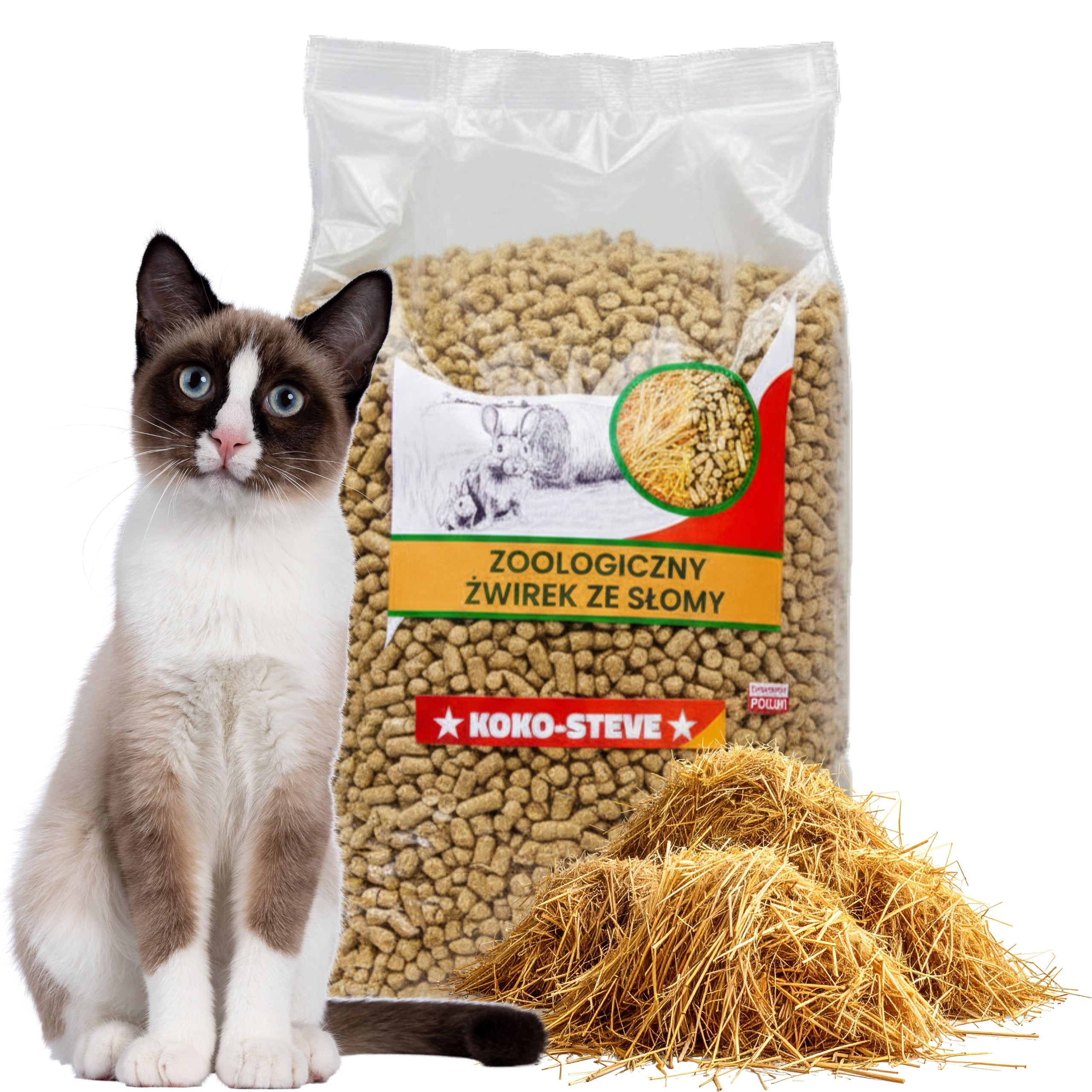 STRAW PELLET 10KG CAT LITTER RABBIT RODENTS NATURAL ORGANIC