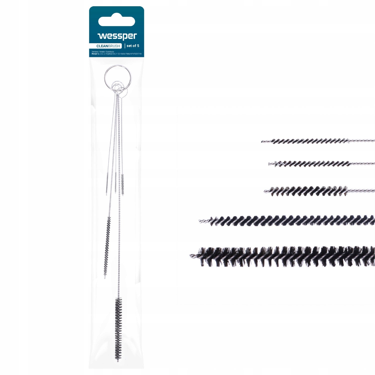 STRAW TUBE CLEANER MACHINE CLEANING BRUSH CUTTER 5 PIECES