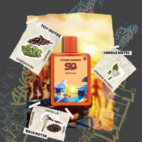 STREET ORIGINS IBIZA TRAP VENUS 75ML unisex eau de parfum Packaging volume 75 ml