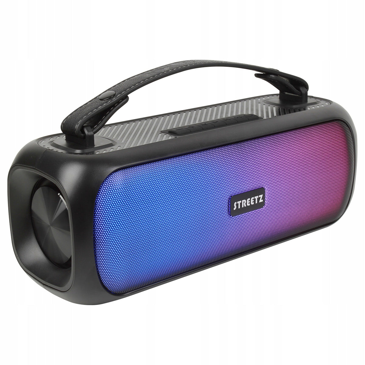 STREETZ BT Boombox 2x 7,5 W, IPX5, AUX, USB flash, LED, black Brand no brand
