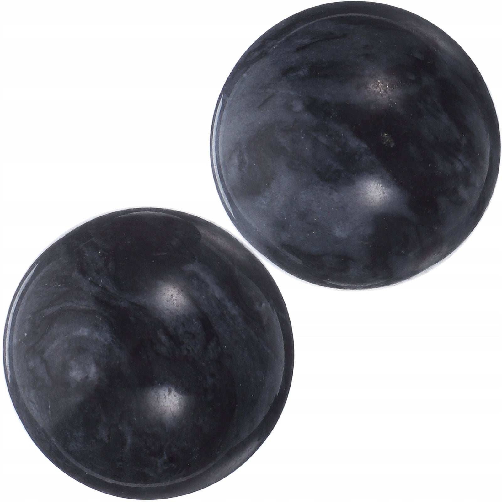 STRESS BALLS FOR ADULTS JADE BALL CHINESE HEALTH BALLS JADE Color black