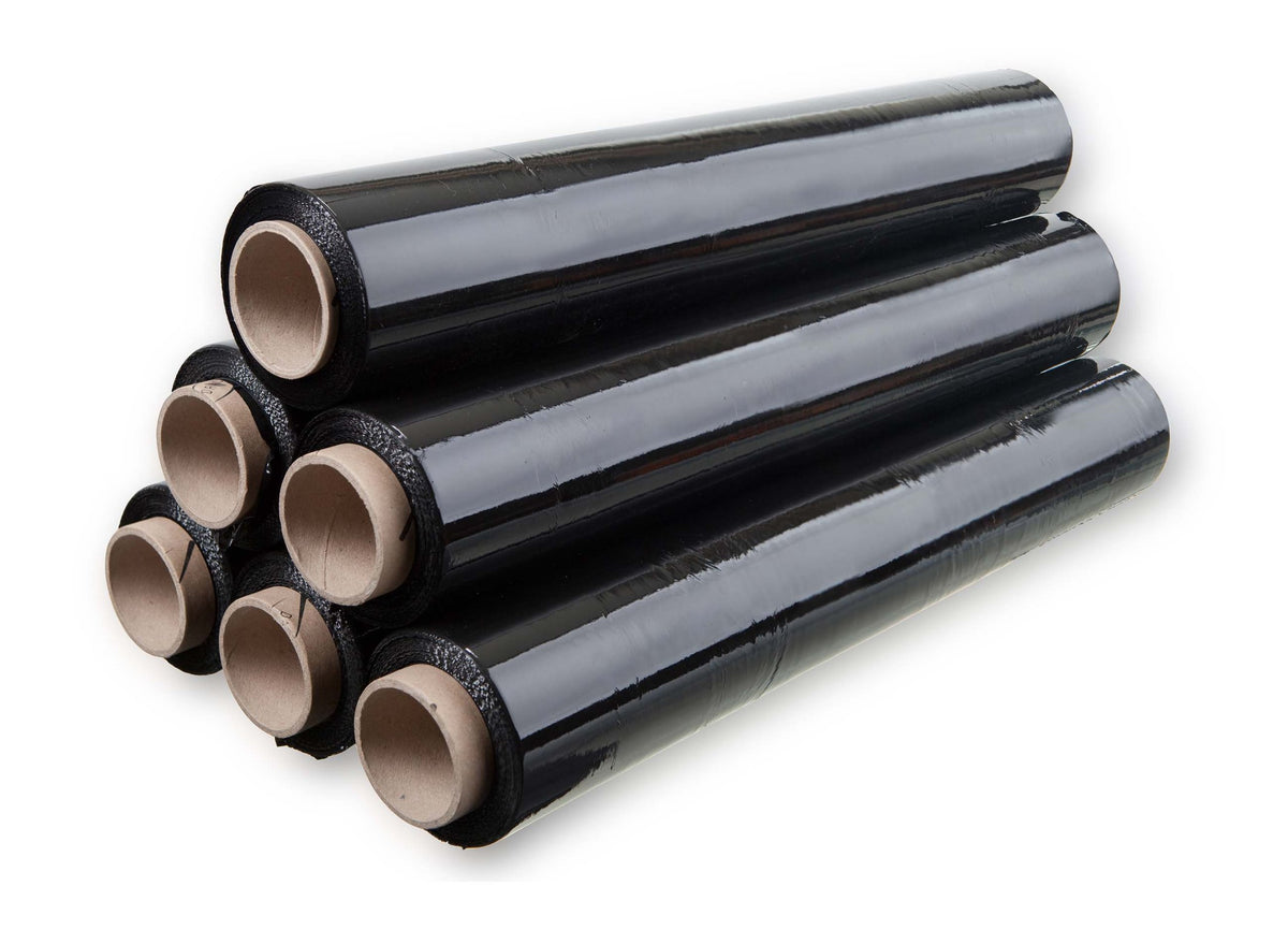 STRETCH BLACK STRONG COVERING 1,75KG 6 ROLLS