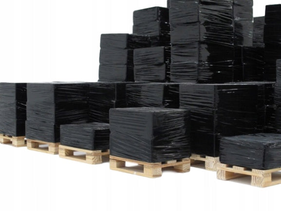 STRETCH FILM 1,5KG BLACK Strong STRECH BLACK 6pcs Net foil weight 0.9 kg